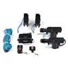 Remote car central locking system with built-in engine killer relay