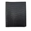 leather stationery gift set 2017 Italy cow leather memo and ticket folder