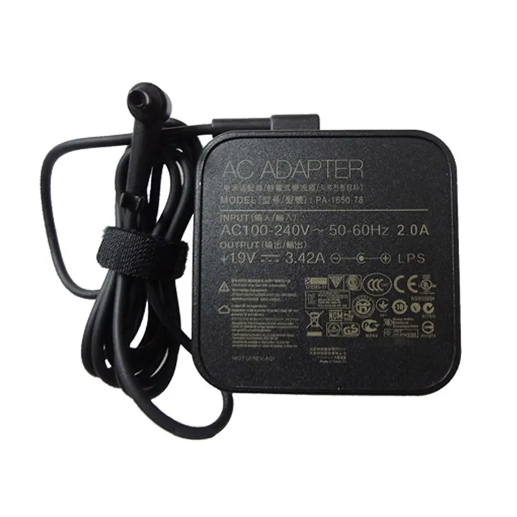 

19V 3.42a 70w AC Laptop Adapter Charger for ASUS N551JW N551VW NX580VD Vivobook, Black