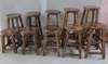hot sales 100% handmake antique wooden kitchen counter bar stools