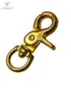 Small Large Solid Brass Swivel Snap Hooks