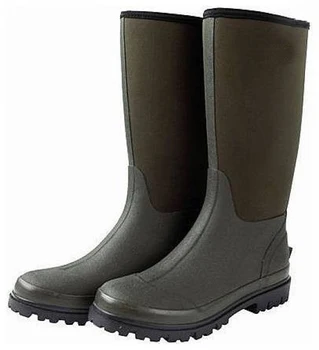 high heel rubber rain boots