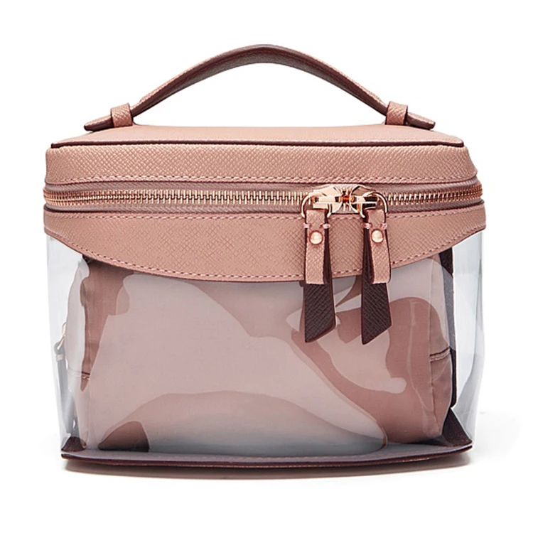 

oem new design pu fashion ladies makeup bag travel foldable hanging toiletry leather cosmetic bag, Customized