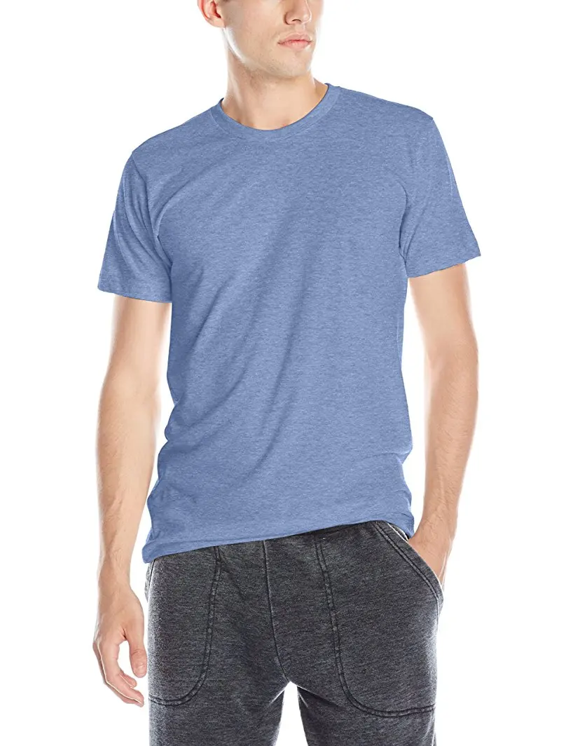 Mens Triblend T Shirt Cotton Polyester Rayon Combo Material High