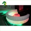 Most Popular Amazing Colorful LED Design Inflatable PVC Lighting Sofa Bar