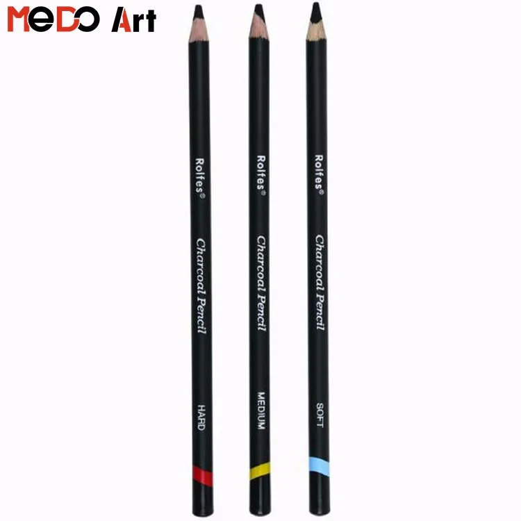 High Quality 3 Pcs Woodless Charcoal Sketching Pencils Set - Buy ...