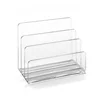 tabletop acrylic letter holder wholesale clear perspex file folder book organizer for office
