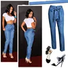 B10267A New fashion Lady loose leg big size denim Jeans hot sale jeans