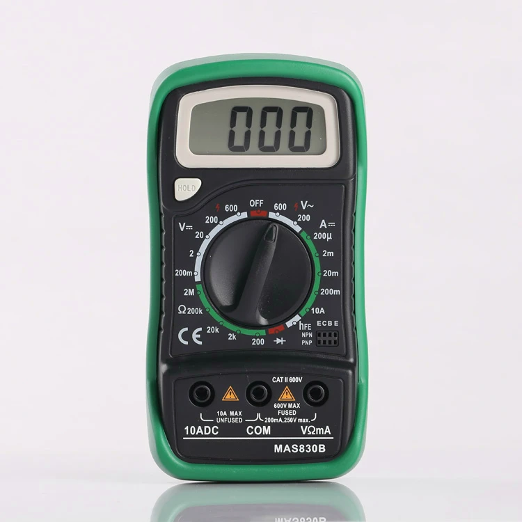 Pocket Size Digital Multimeter Mas830b,Mas830b 3 1/2 Mini Digital