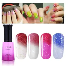 iLuve Temperature Color Changing Nail Polish Soak off gel uv led nail polish couleur luminous iridescent