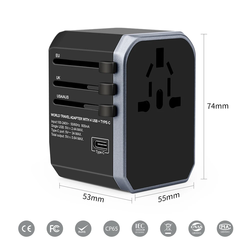 
2020 Best Selling 5V 5.6A Quick Charger Travel Adapter Plug Fast USB Type C Wall Charger for cell phone 