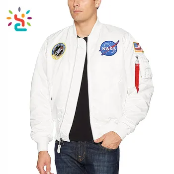 nasa patch denim jacket
