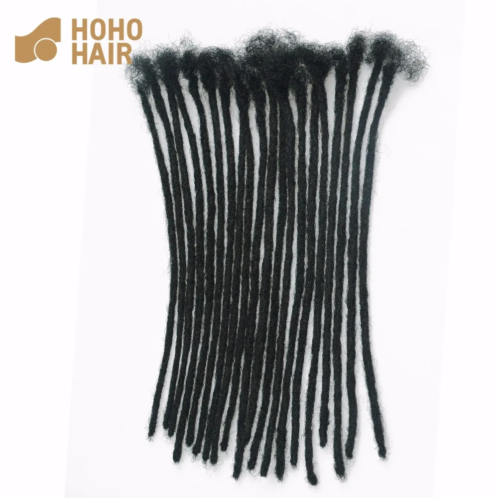 

[HOHO DREADS] 0.4cm black 10 inch dread lock crochet braid hair