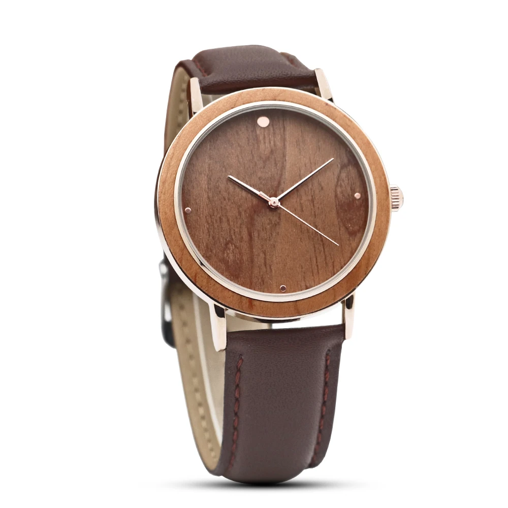 

New Arrivals of Metal & Wood Watches for Hot-Selling In Stock Accept Custom Brand Quartz Wood Watches, Custom color
