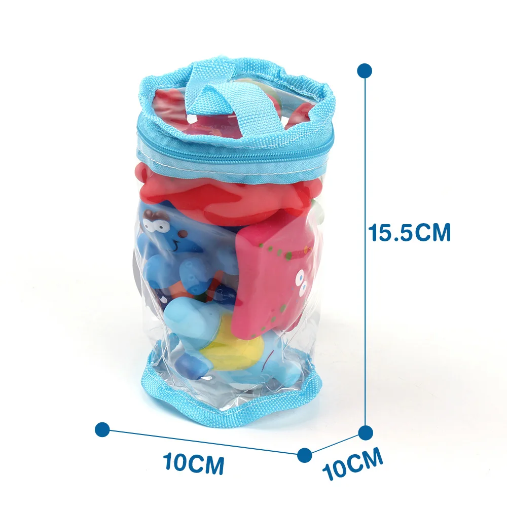 
Hot Sell Spray Rubber Sea Animals Octopus Bath Toy for Child BPA free 