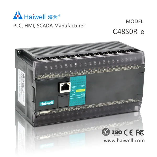 
Universal Haiwell C48S0R-e 48points of smart home control system plc controller plc for injection machine 