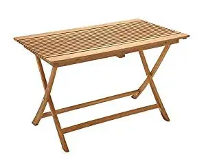 teak folding deco wood table