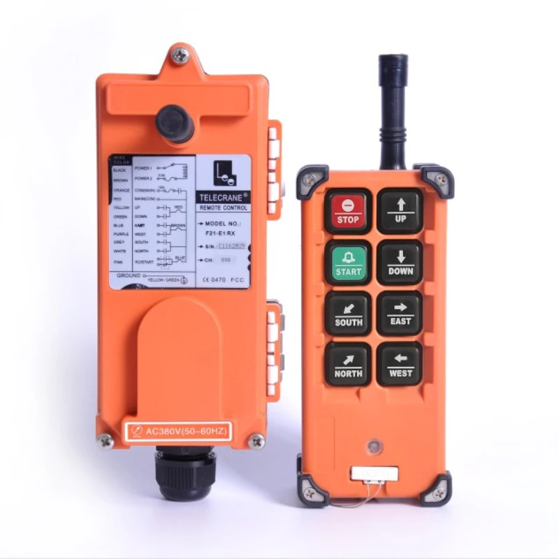 

China Factory F21-E1B Portable Industrial Winch Wireless remote control for crane