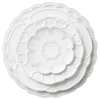 Stocked embossed wedding ceramic plate dinner set plate set wholesale porcelain tableware plate