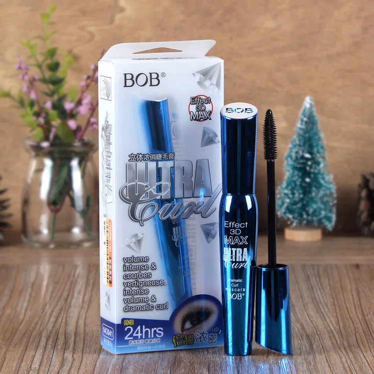 

BOB long lasting thick black curling waterproof mascara makeup eyelash enhancer eyelashes no blooming mascara