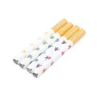 

New Cigarette Shape Pattern Printing Weed Aluminum Dugout One Hitter Pipe Herb Tobacco Smoking Pipe