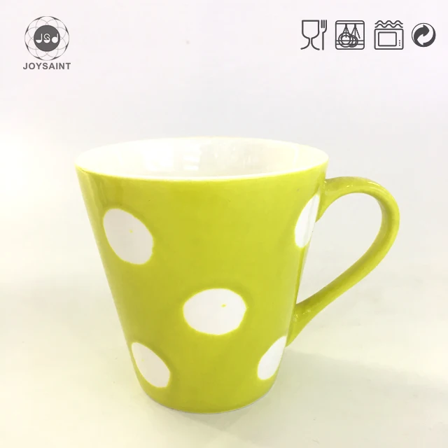 HOT Summer ICE CREAM CONE YELLOW/PINK ICE CREAM CERAMIC CUPS