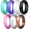 Silicone Wedding Ring for Women, Affordable Silicone Rubber Wedding Bands