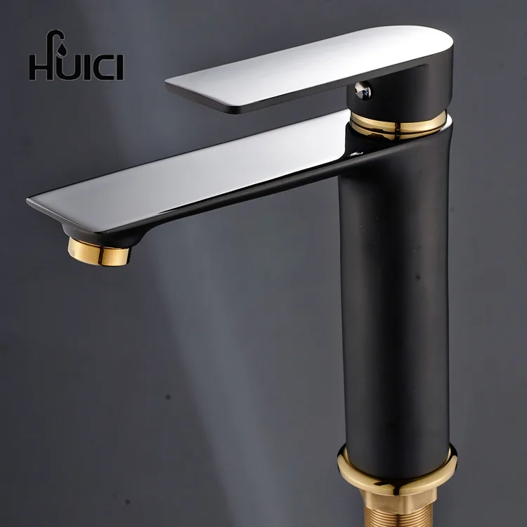 Modern Design Of Black And Gold Bathroom Faucets And Brass Bathroom