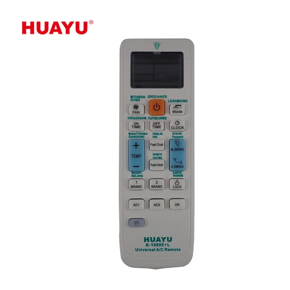 

K-1089E+L HUAYU UNIVERSAL AIR CONDITIONER REMOTE CONTROL, White