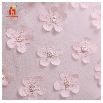 embroidered chiffon fabric