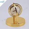 Executive Unique Golden Desk Clock for Business Gift