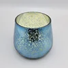 Decoration Candle LED in Mercury Glass used as Glass Jar Candle Battery Box with Timer Function