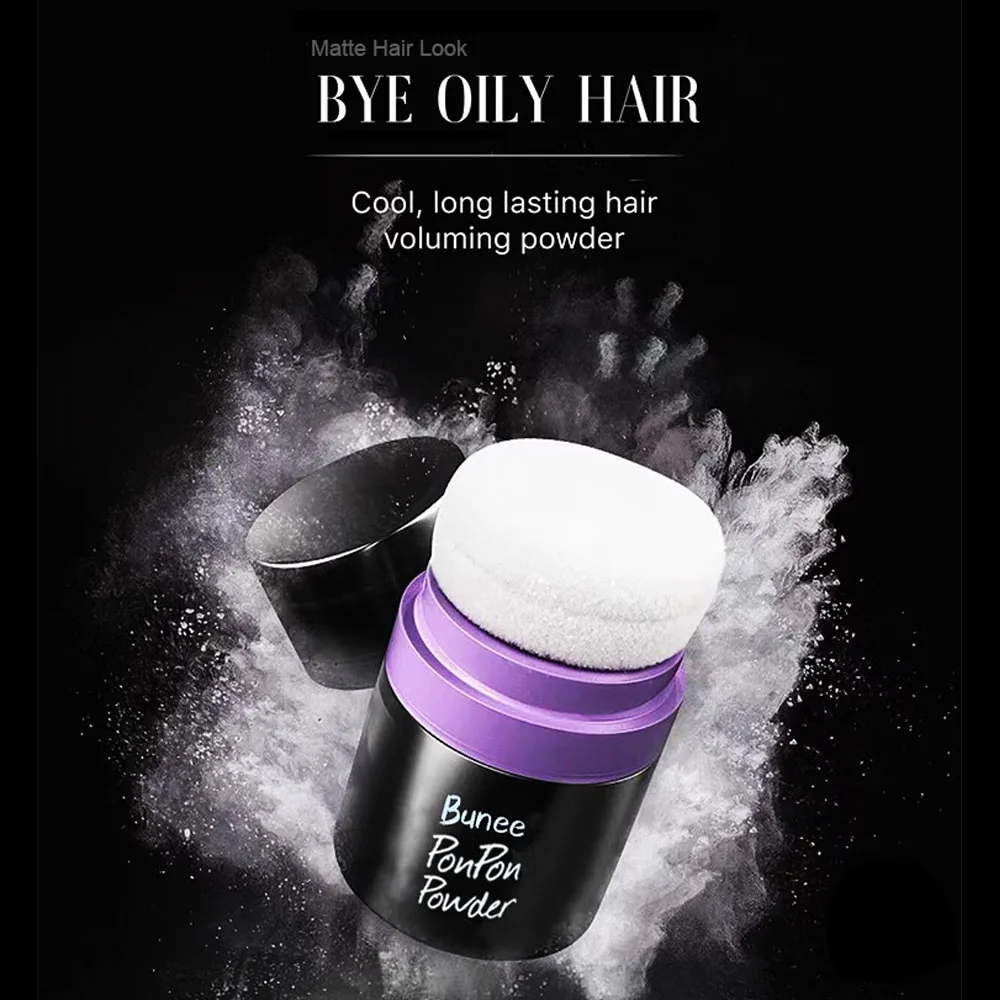 

Daily use oily hair remove Ponpon Powder with puff