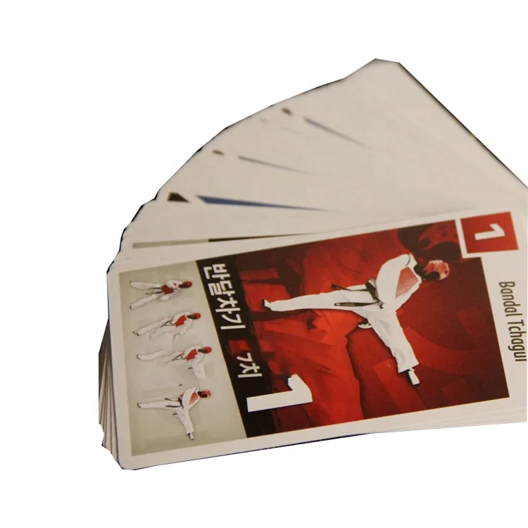 

Custom Educational Sport Card Game For Exercising, Cmyk