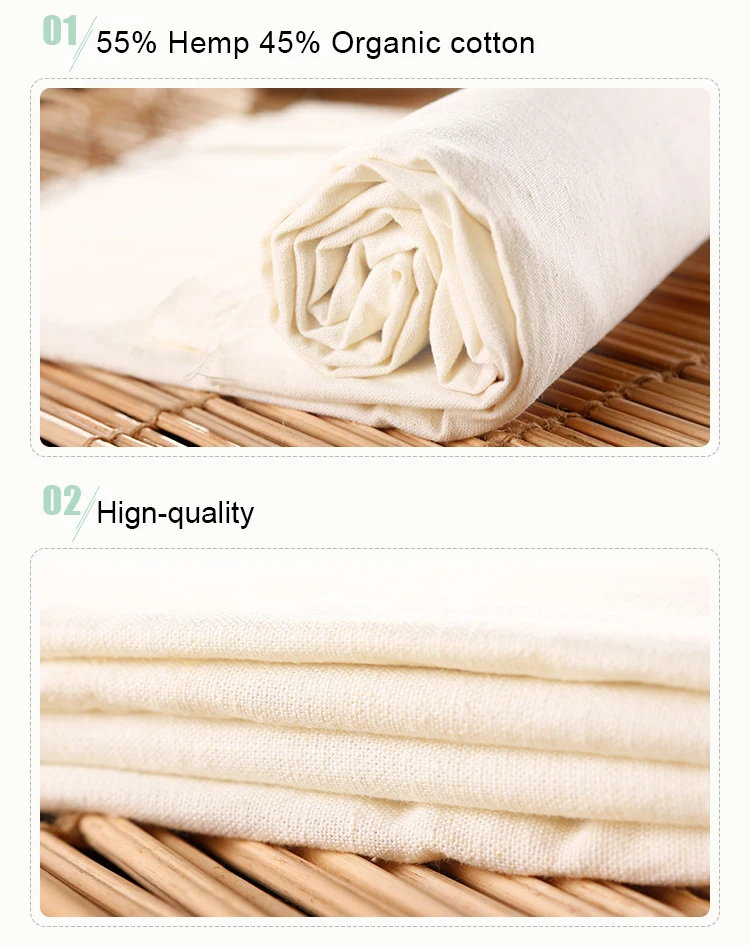 55%Hemp/45%Cotton Plain Fabric for garment and bedding.jpg