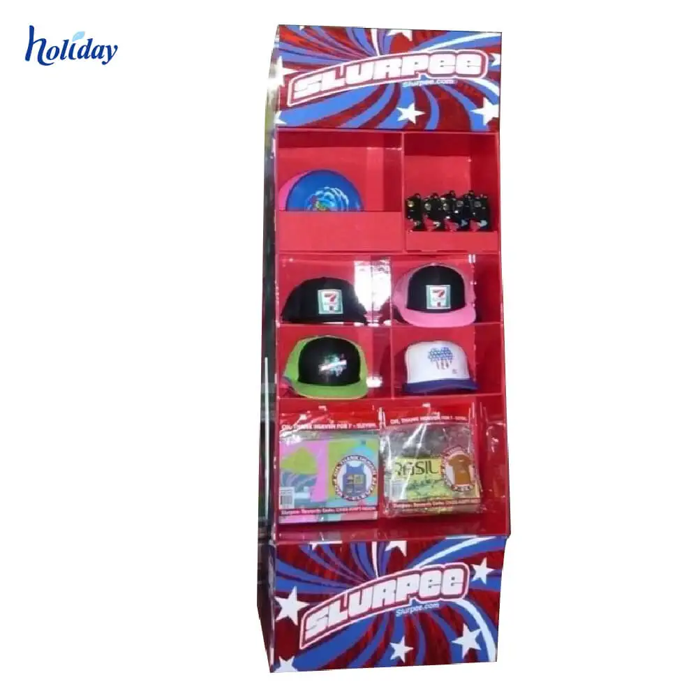 Custom Logo Point Of Sale Cardboard Baseball Cap And Baseball Hat