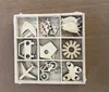Indoor Christmas Decoration 3D laser carving wood gift,tree,bell,deer,house wholesale
