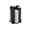 Customized Black Acrylic Breakroom Cup and Lid Holder Stand Rack with 4 Compartments Wholesale