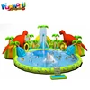 Inflatable water toys giant pool park inflatable water park with pool