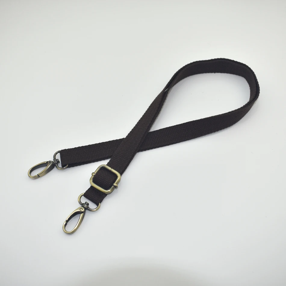 Adjustable Bag Strap Canvas Weave Shoulder Bag Belt Handbag Cotton