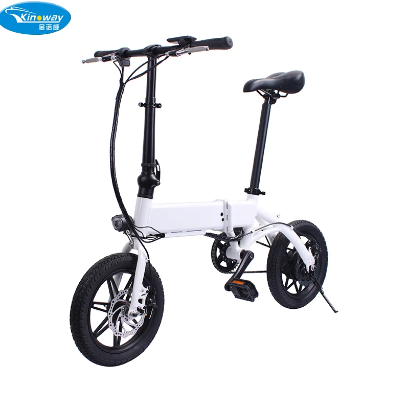 

Electric Bicycle for Sport Commuter Campus 250W Folding Bike Removable 36V Battery foldable e-bike, White