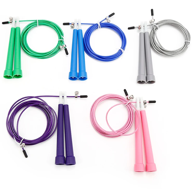 

Factory Wholesale Real Price Low Order Quantity Plastic Handle Adjustable Jump Rope For Physical Exercise