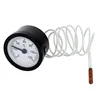0 - 120C hot water boiler temperature gauge 2" dial capillary thermometer