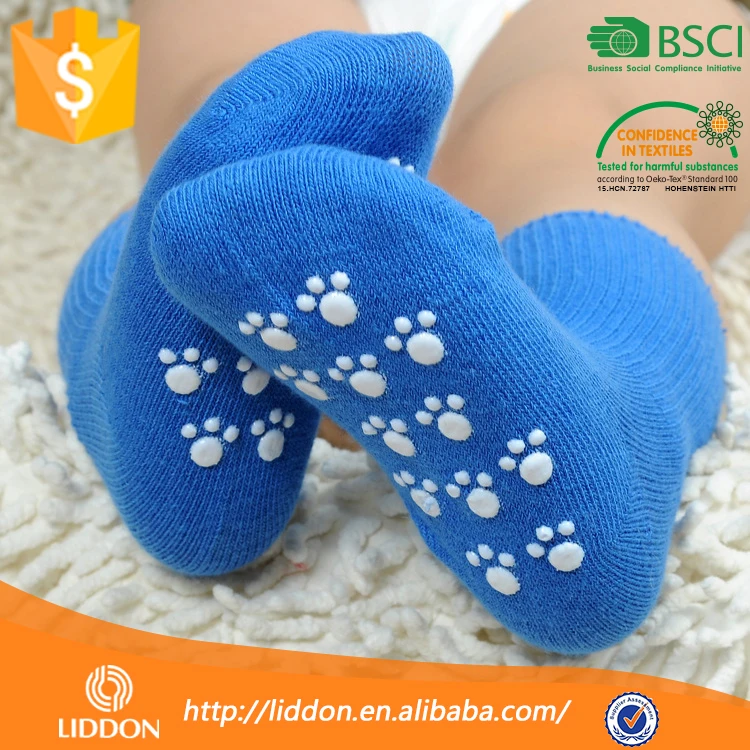 

Custom Humpty Dumpty Plain Tube Terry Cotton White Sock,Soft Touch Baby Girl Grip Barre Logo Silicon Sock, Colorful