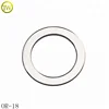 Nickle color metal shoes o ring decorations circle ring belt buckle