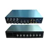 High Resolution Real Time 8 channel color CCTV video multiplexer quad processor with IR remote controller