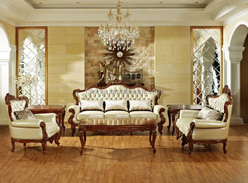 Europese gesneden hotel meubilair/luxe italiaanse banken te koop ... Woonkamer klassiek banken