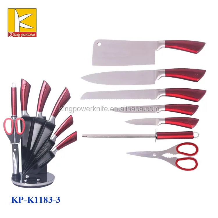 inox color kitchen knife set in gift package kitchen cooking knife