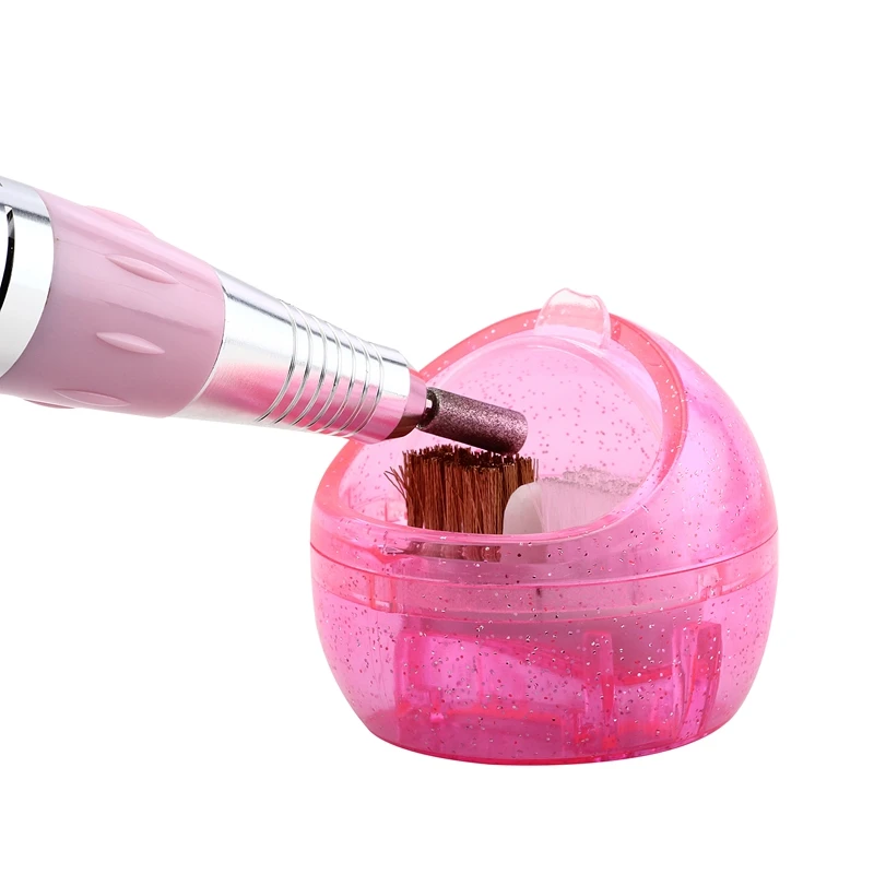 Nail Drill Bits Cleaner Brush Cuticle Cleaning Manicure Drill Tools