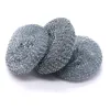 Household daily necessity products flat shape kitchen clean use stainless steel scourer